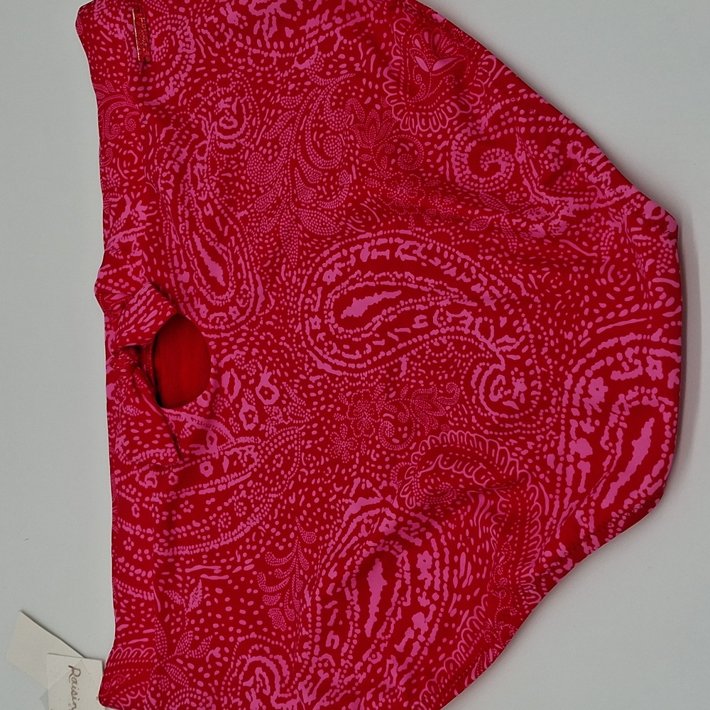 Raisins Las Virgenes Via Top Island Plus Bottom 2pc Bikini Set Red 20W - Picture 12 of 16